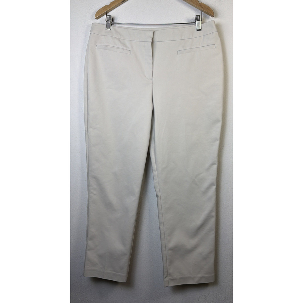 Chico's 2 fabulously Slimming Pants Slacks women's large 12 14 casual ankle